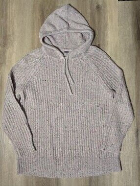 aerie Wool Blend Speckled Pullover Hoodie